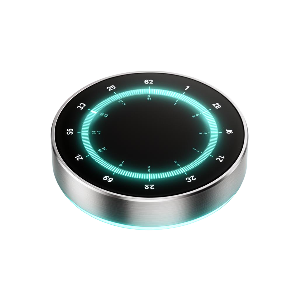 Renewal radar dial with countdown ring
